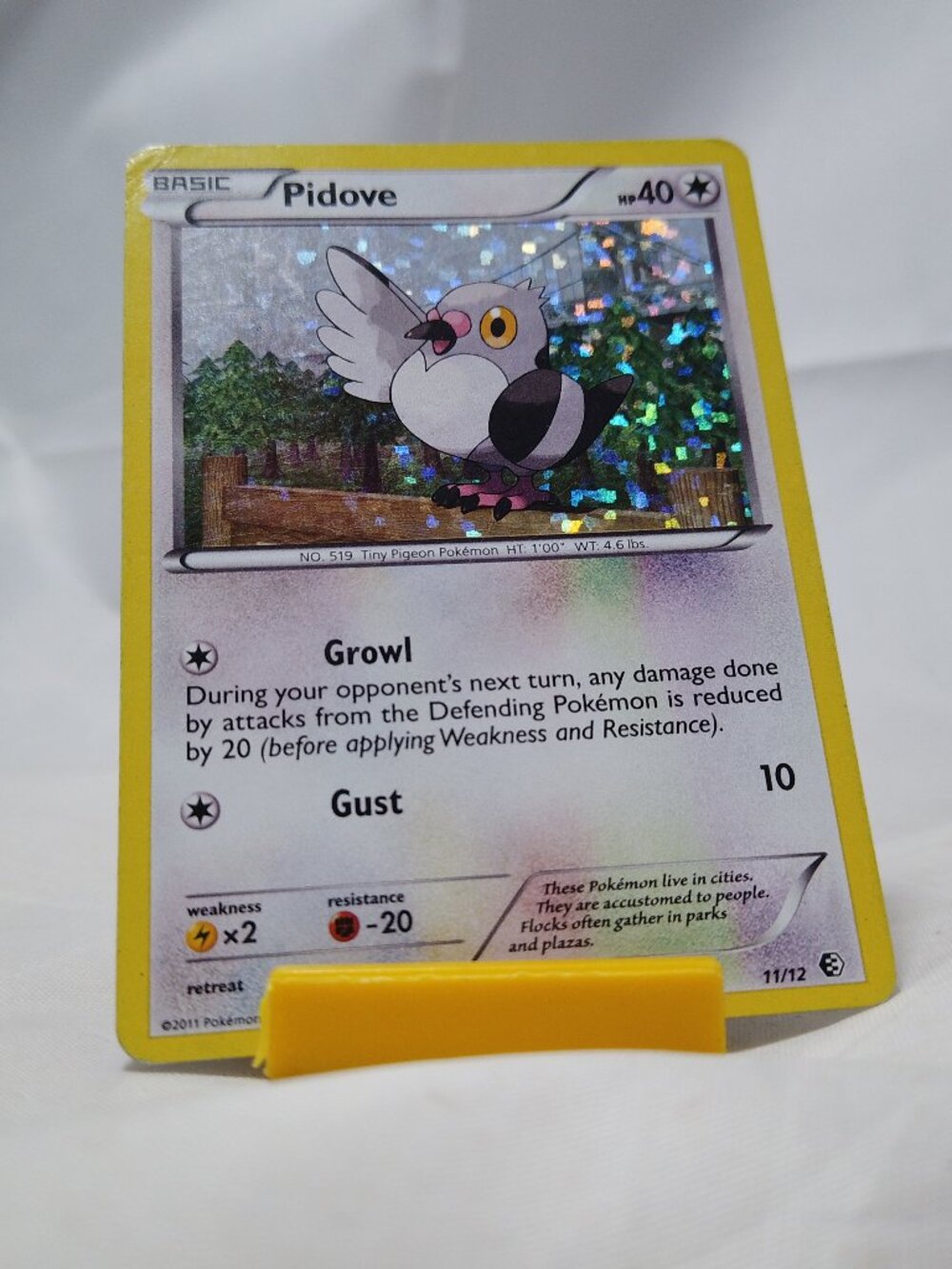 Pokemon Pidove 11/12 McDonald's Collection 2011 Holo None HP